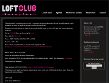 Tablet Screenshot of loftclub.fr